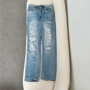 BDG High-Waisted Ripped Boyfriend Jeans